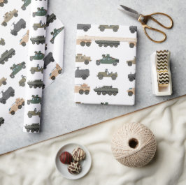 Militär-Verpackungspapier, Panzer-Geschenkverpacku Geschenkpapier