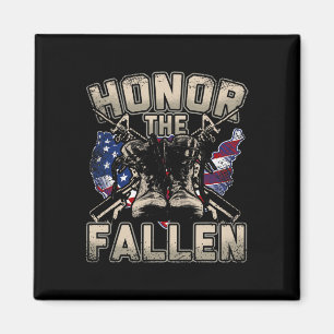 Militär Veteran Soldat Amerikanische Flagge Trump  Magnet