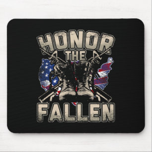Militär Veteran Soldat Amerikanische Flagge Trump  Mousepad