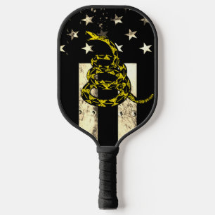 Militär-Wüsten-Ton Amerikanische Flagge und Schlan Pickleball Schläger