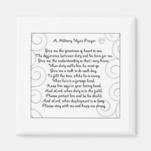 Militärangehörige beten magnet