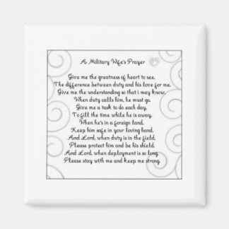 Militärangehörige beten magnet