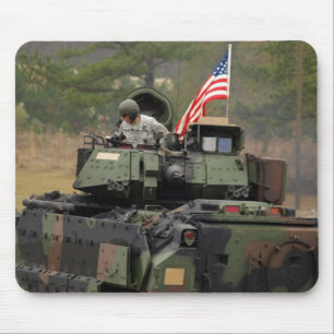 Militärbehälter mit uns Flagge mousepad