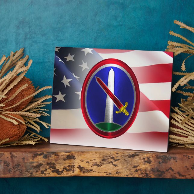 Militärbezirk Washington Fotoplatte (Seite)