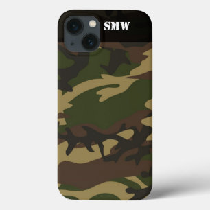 MilitärCamoflauge Camouflage-Grün personalisiert Case-Mate iPhone Hülle