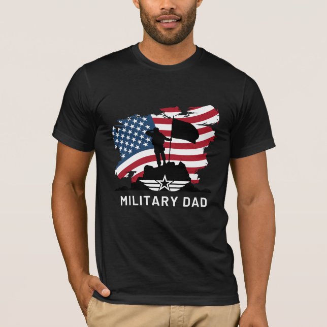 Militärdad T-Shirt (Vorderseite)