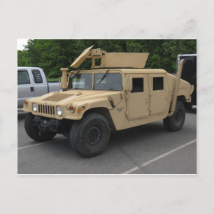 Militärfahrzeug Postkarte