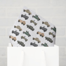 Militärfahrzeuge-Seidenpapier, Tank-Dekupage Seidenpapier