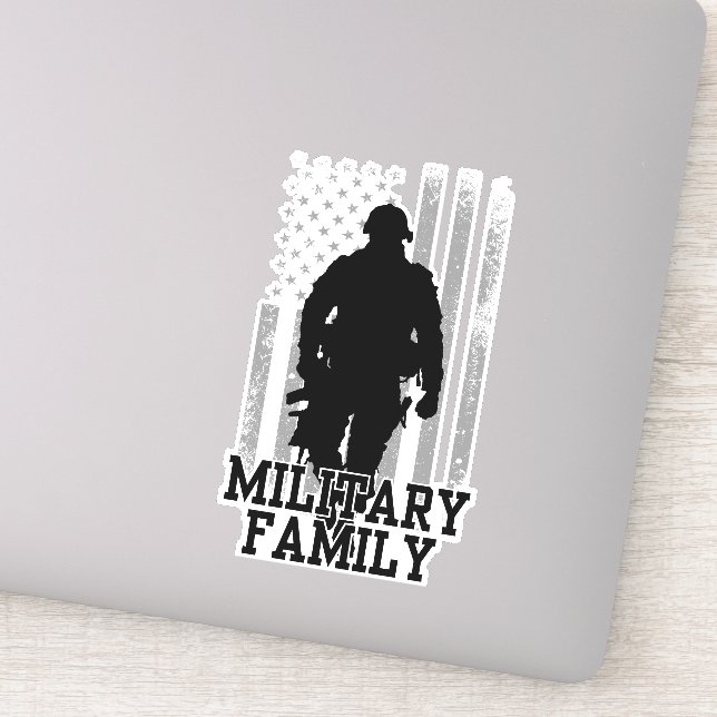 Militärfamilie Aufkleber (Detail)