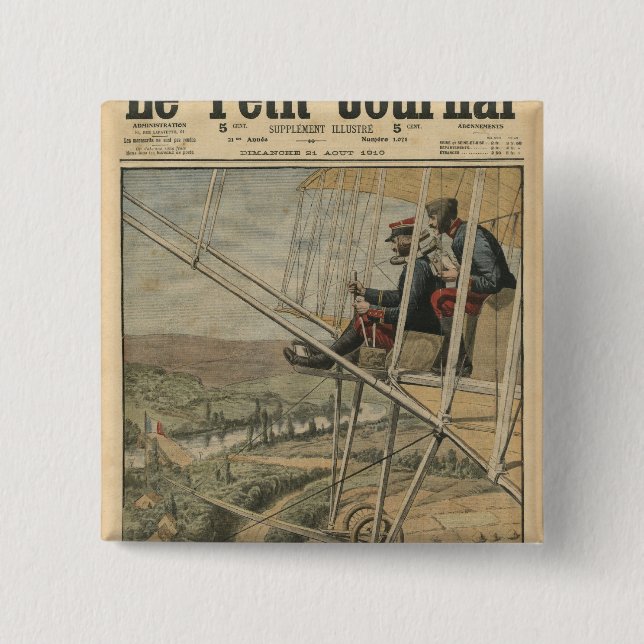 Militärflieger auf der Ostfront Button (Vorderseite)