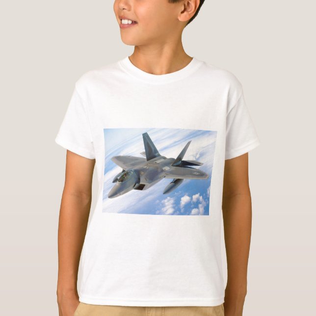 Militärflugzeugkämpfer T-Shirt (Vorderseite)