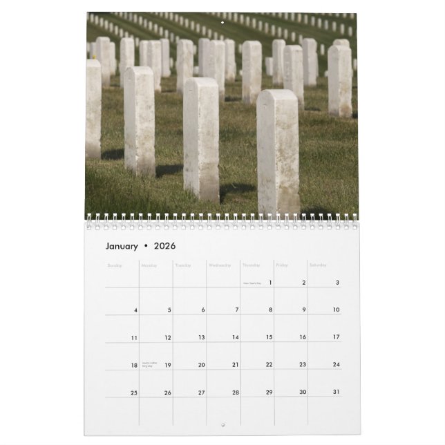MilitärFriedhof Kalender (Jan 2026)