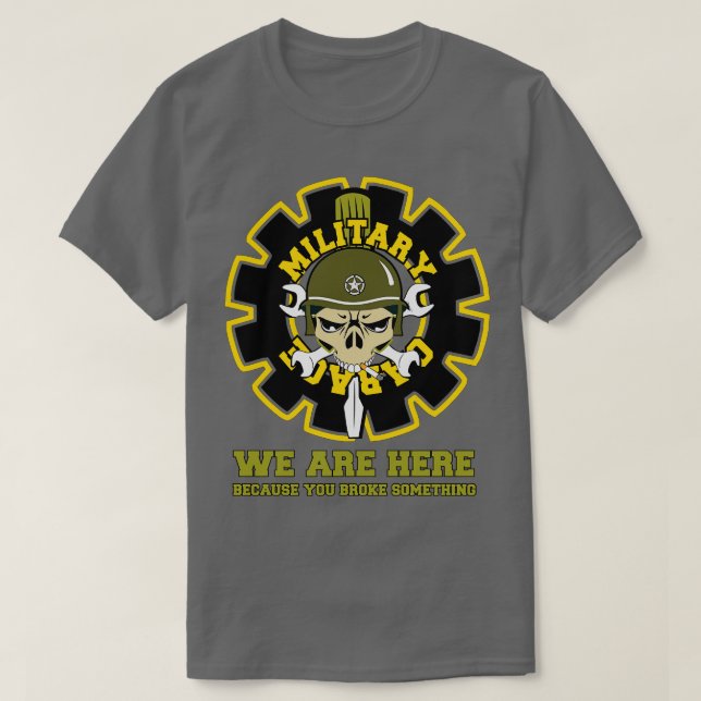 Militärgrabgarage T-Shirt (Design vorne)
