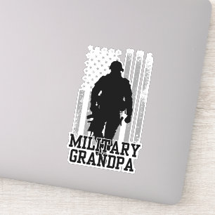 Militärgroßvater Aufkleber