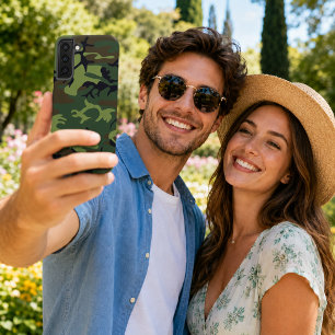 Militärgrün-Tarnmuster Samsung Galaxy Hülle