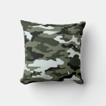 Militärgrünes Tarno-Wurfkissen.