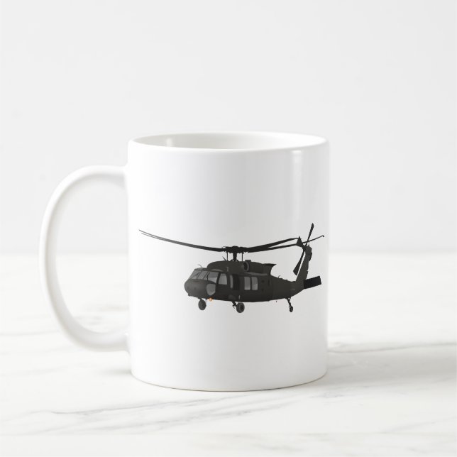 Militärhubschrauber Kaffeetasse (Links)