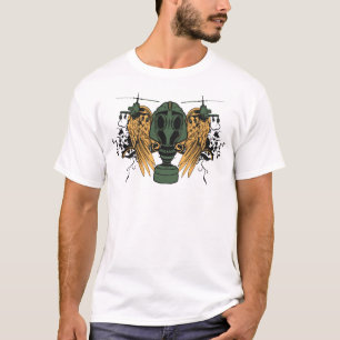 Militärhubschrauber-Schmutzt-shirt T-Shirt
