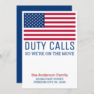 Militärisch haben wir die amerikanische Flagge der Ankündigung