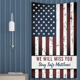 Militärische Abfahrt Party Patriotische amerikanis Banner