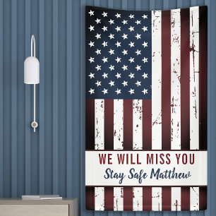 Militärische Abfahrt Party Patriotische amerikanis Banner