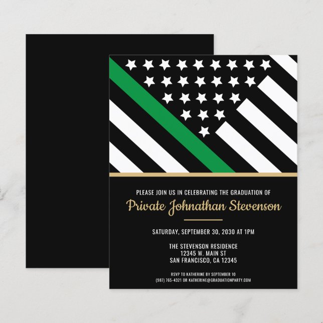 Militärische Abschluss der Budgetarmee (Vorne/Hinten)