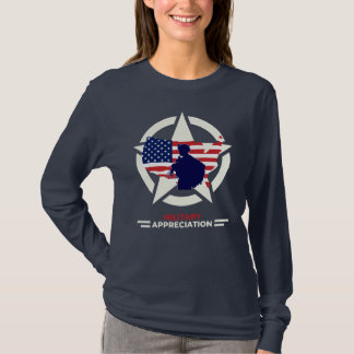 Militärische Aufwertung der USA T-Shirt