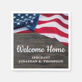 Militärische Begrüßung Zuhause Party US-amerikanis Serviette