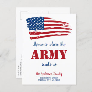 Militärische Bewegung der PCS Bewegung Wir haben d Ankündigungspostkarte