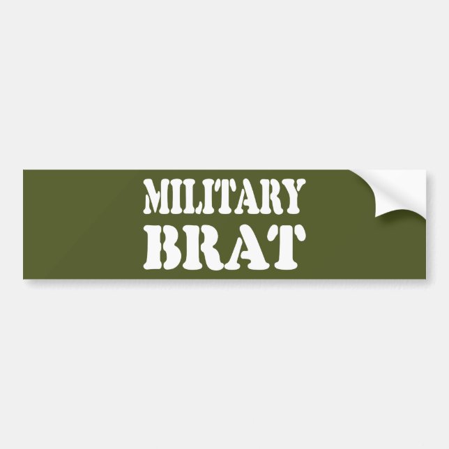 MILITÄRISCHE BRAT AUTOAUFKLEBER (Vorne)