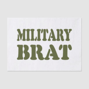 MILITÄRISCHE BRAT SEIDENPAPIER