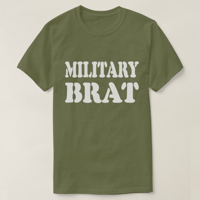 MILITÄRISCHE BRAT T-Shirt (Design vorne)