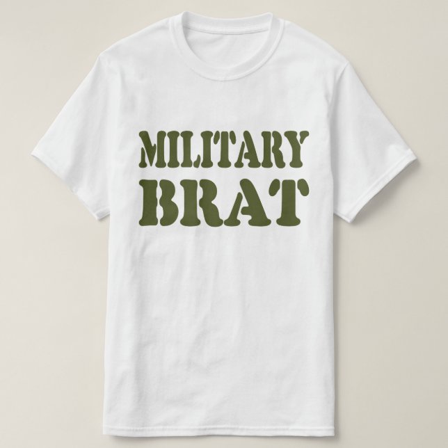 MILITÄRISCHE BRAT T-Shirt (Design vorne)