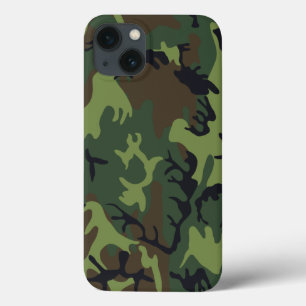 Militärische Camouflage des grünen Waldes Case-Mate iPhone Hülle
