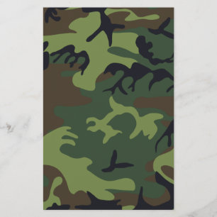 Militärische Camouflage des grünen Waldes Flyer