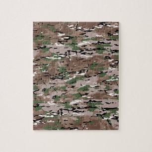 Militärische Camouflage-Fabrik Puzzle