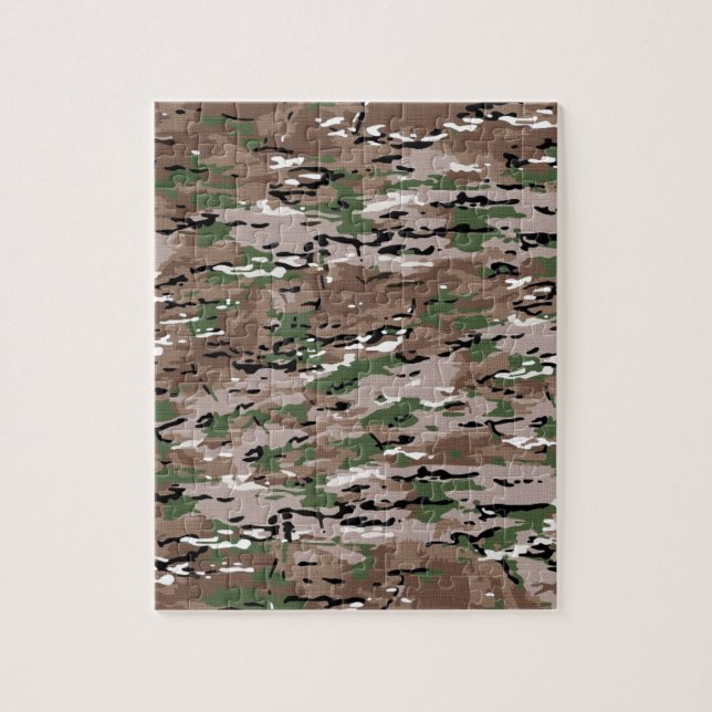 Militärische Camouflage-Fabrik Puzzle (Vertikal)
