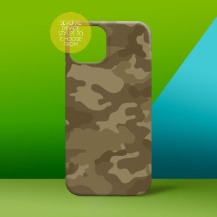 Militärische Camouflage Muster Wüstenbraun iPhone 13 Pro Max Hülle