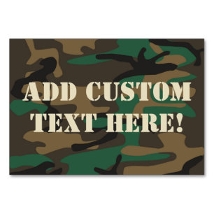 Militärische Camouflage von Grünbraun Tischnummer