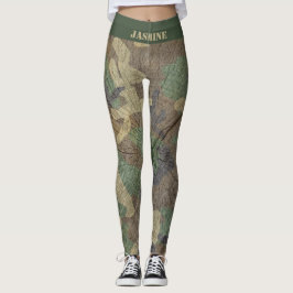 Militärische Camouflage zur Bekämpfung von Jagd un Leggings