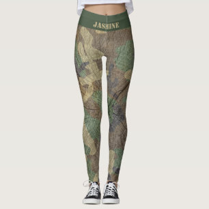 Militärische Camouflage zur Bekämpfung von Jagd un Leggings