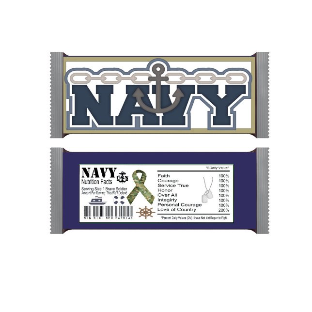 Militärische Feste Candy Bar Wrapper Notizblock (Von Creator hochgeladen)