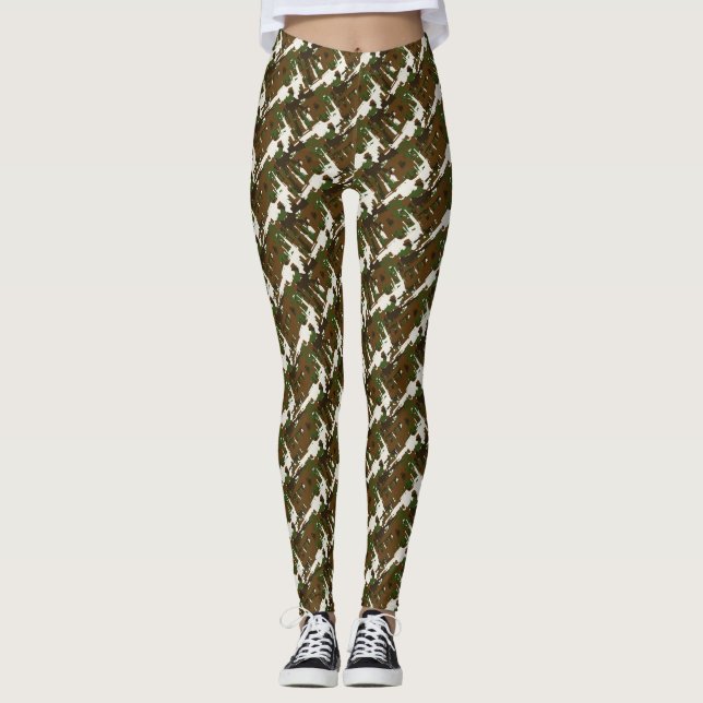 Militärische GI Camouflage Gun Rifles Camouflage C Leggings (Vorderseite)