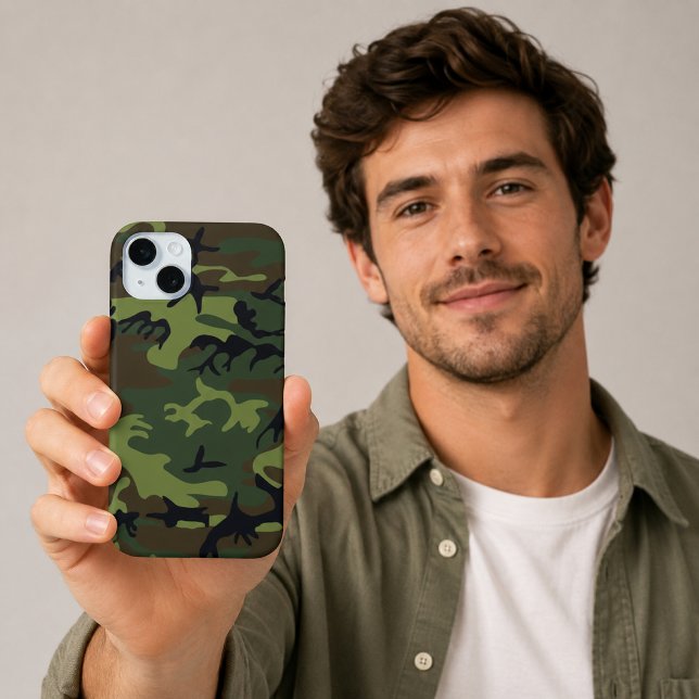 Militärische Green-Camouflage Case-Mate iPhone Hülle (Military Green Camouflage Case-Mate iPhone Case)