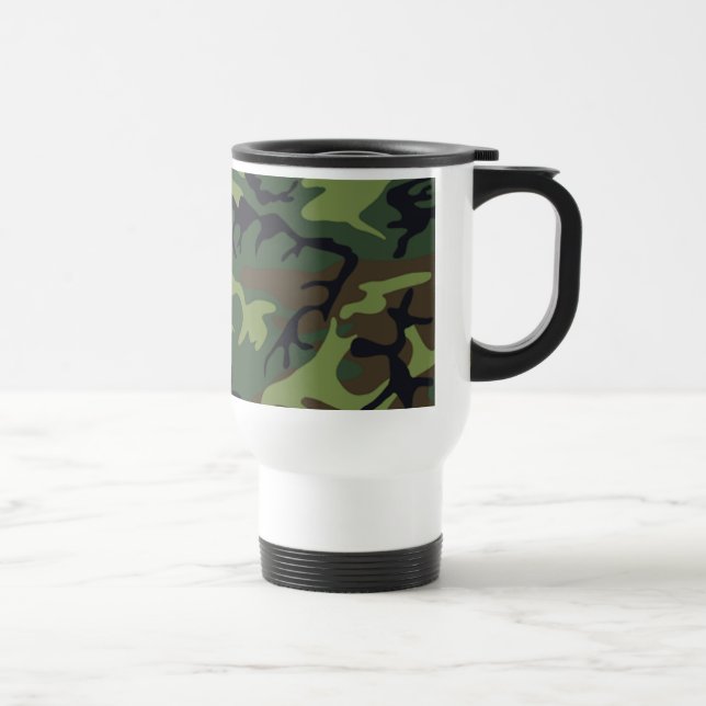 Militärische Green-Camouflage Reisebecher (Rechts)