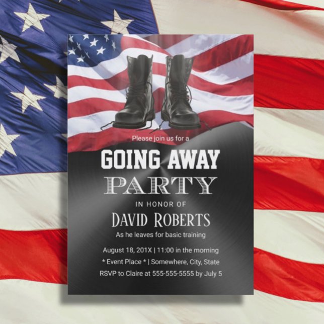 Militärische Heeressolidere, die das Party metalli Einladung (Von Creator hochgeladen)