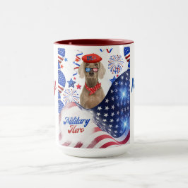 Militärische Heldin Weimaraner Tasse