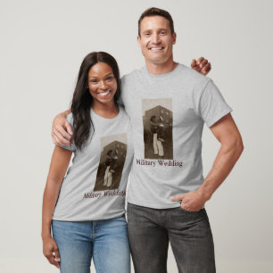 Militärische Hochzeit T-Shirt
