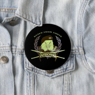 Militärische Insignien der Luftangriffeinheiten Button