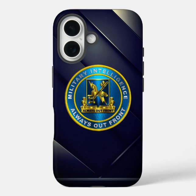 Militärische Intelligenz von MI Case-Mate iPhone Hülle (Rückseite)